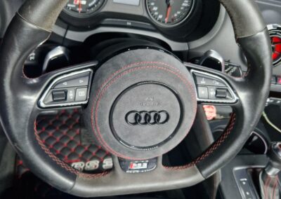 Stuurtje van Audi RS3 leder en alcantara