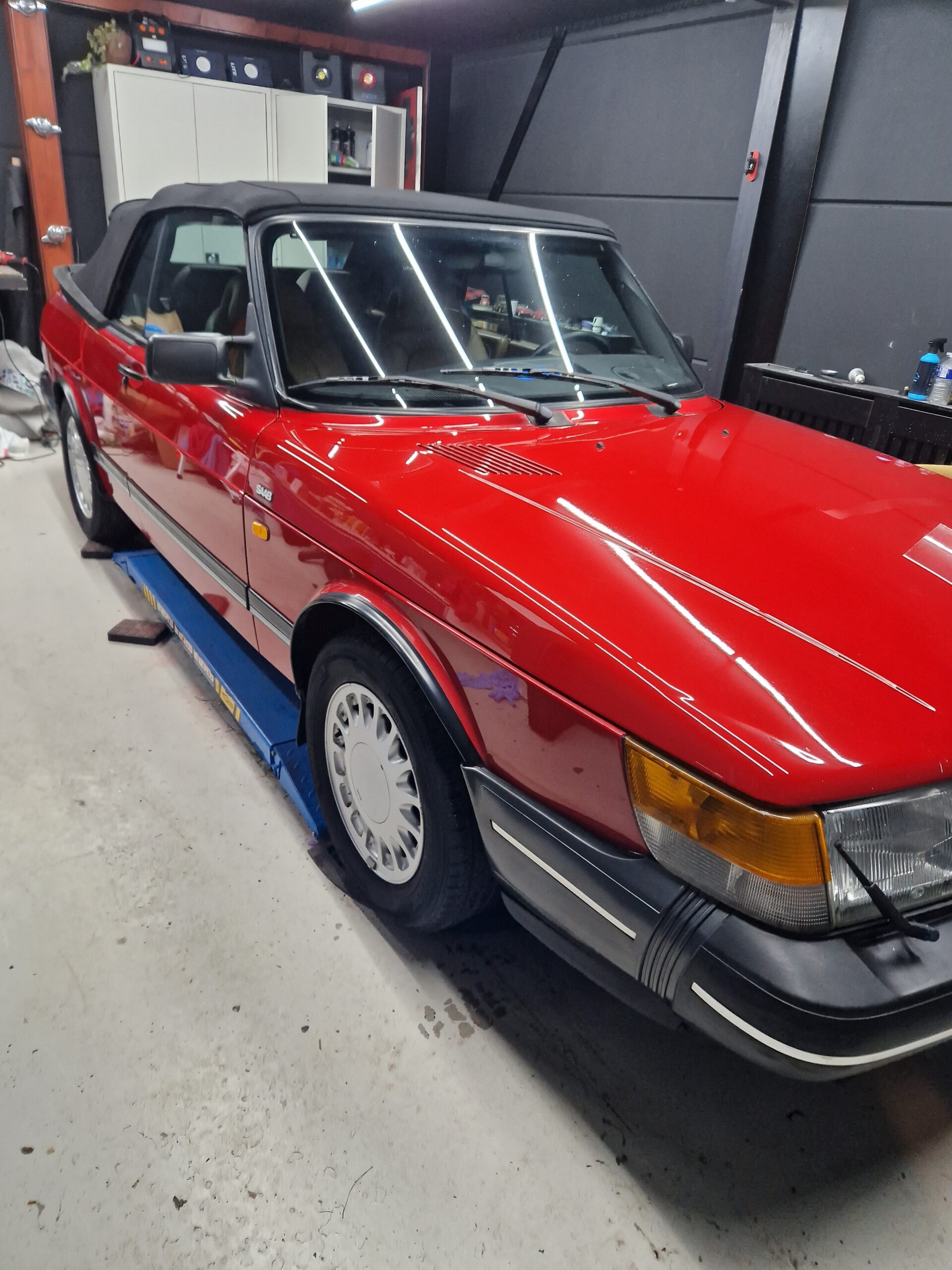 Saab 900 turbo cabrio opgeknapt